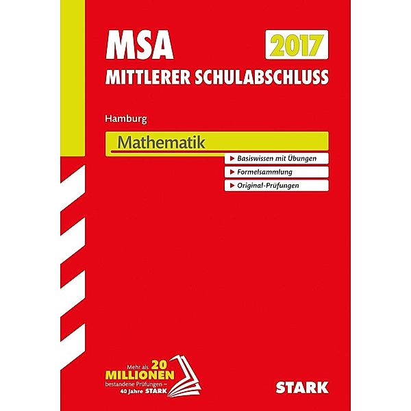 Mittlerer Schulabschluss 2017 - Hamburg - Mathematik