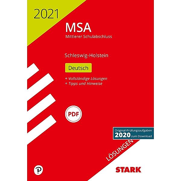 Mittlerer Schulabschluss MSA 2021 - Deutsch - Schleswig-Holstein Lösungen zu Original-Prüfungen