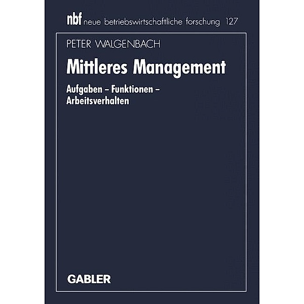 Mittleres Management, Peter Walgenbach