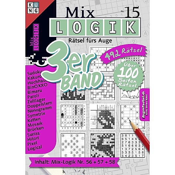 Mix Logik 3er-Band, Conceptis Puzzles