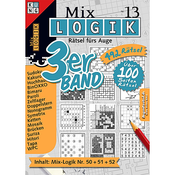 Mix Logik 3er-Band.Nr.13, Conceptis Puzzles