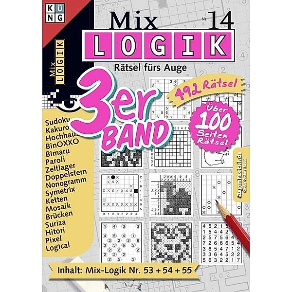 Mix Logik 3er-Band.Nr.14, Conceptis Puzzles