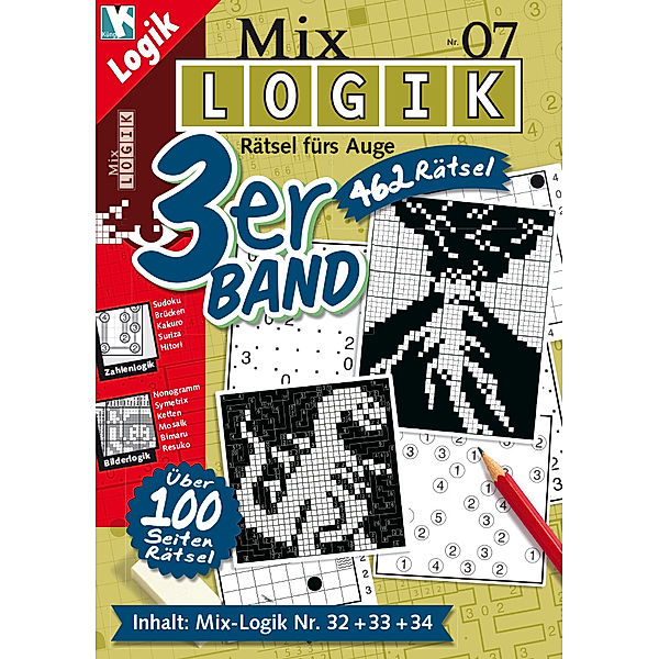 Mix Logik 3er-Band Nr. 7. Nr.7.Nr.7, Conceptis Puzzles