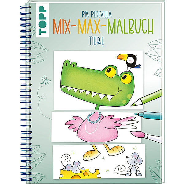 Mix-Max-Malbuch Tiere, Pia Pedevilla