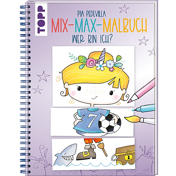 Mix-Max-Malbuch Wer bin ich?, Pia Pedevilla