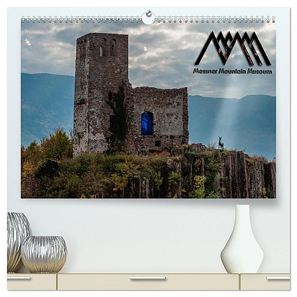 MMM - Messner Mountain Museum (hochwertiger Premium Wandkalender 2024 DIN A2 quer), Kunstdruck in Hochglanz, www.HerzogPictures.de