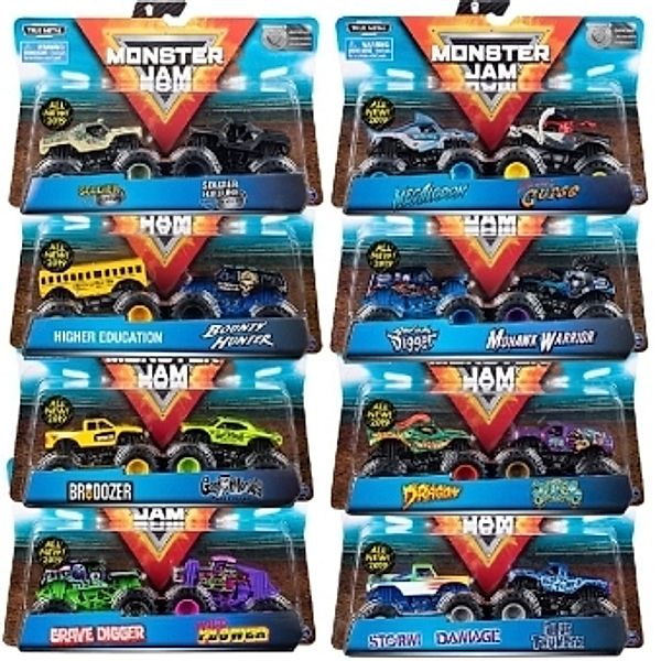 MNJ Monster Jam 2 Pack 1:64