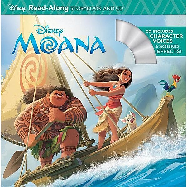 Moana Read-Along Storybook, w. Audio-CD