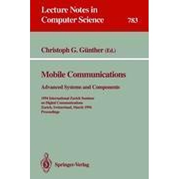 Mobile Communications - Advanced Systems and Components