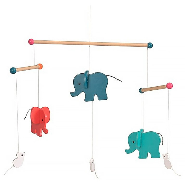 Egmont Toys Mobile ELEPHANTS aus Holz