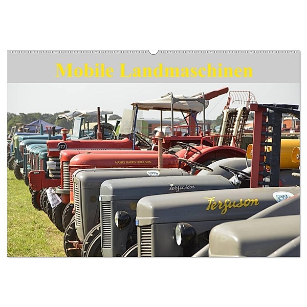 Mobile Landmaschinen (Wandkalender 2024 DIN A2 quer), CALVENDO Monatskalender, Diane Jordan