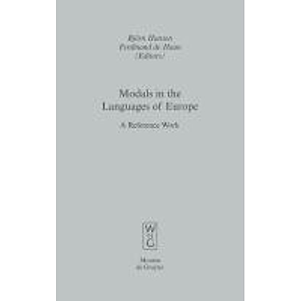 Modals in the Languages of Europe / Empirical Approaches to Language Typology [EALT] Bd.44