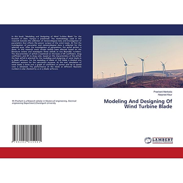 Modeling And Designing Of Wind Turbine Blade, Prashant Mankotia, Harpreet Kaur