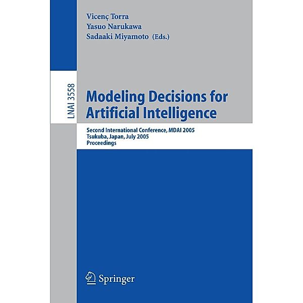 Modeling Decisions for Artificial Intelligence / Lecture Notes in Computer Science Bd.3558