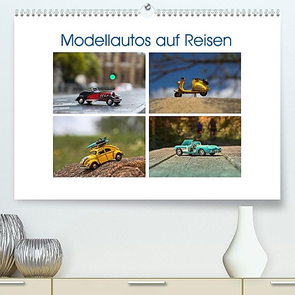 Modellautos auf Reisen (Premium, hochwertiger DIN A2 Wandkalender 2023, Kunstdruck in Hochglanz), Paul Michalzik