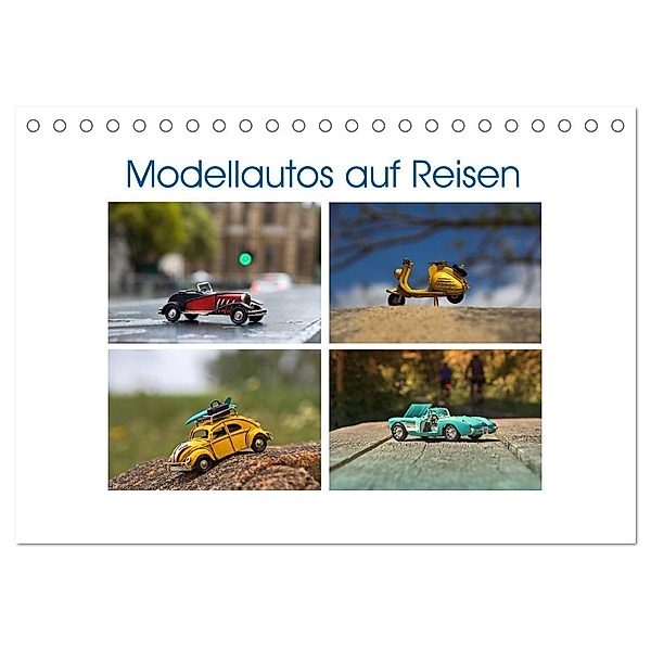 Modellautos auf Reisen (Tischkalender 2024 DIN A5 quer), CALVENDO Monatskalender, Paul Michalzik