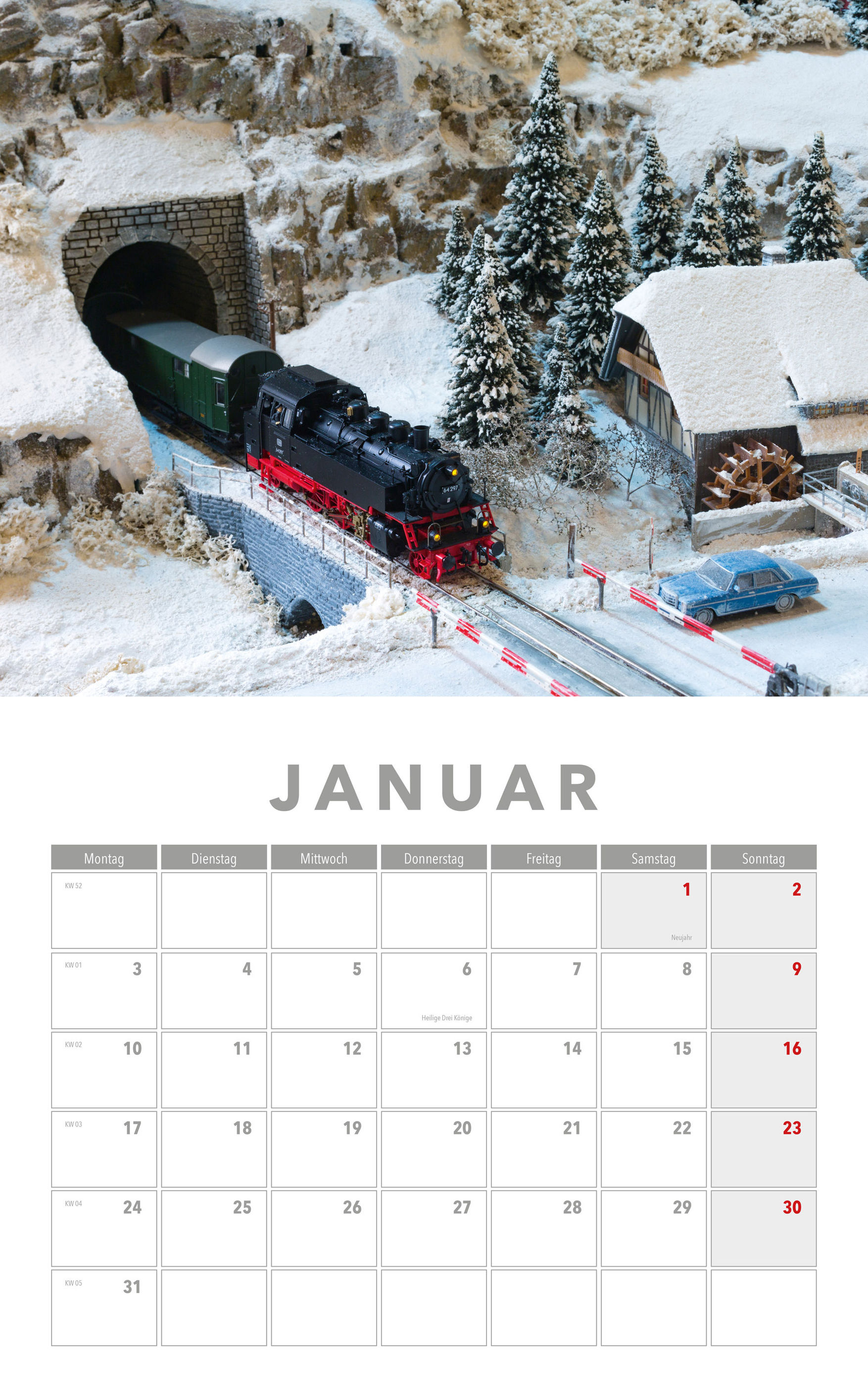 Modelleisenbahnen Kalender 2022 + 2 Blechschilder - Kalender bestellen