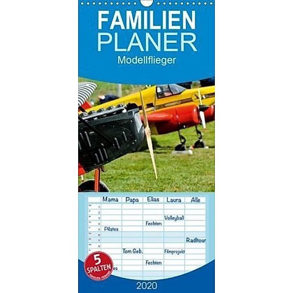 Modellflieger - Familienplaner hoch (Wandkalender 2020 , 21 cm x 45 cm, hoch), Bernd Selig