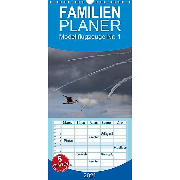 Modellflugzeuge Nr. 1 - Familienplaner hoch (Wandkalender 2021 , 21 cm x 45 cm, hoch), Nik van Veenendaal Fotografie vv-design.com