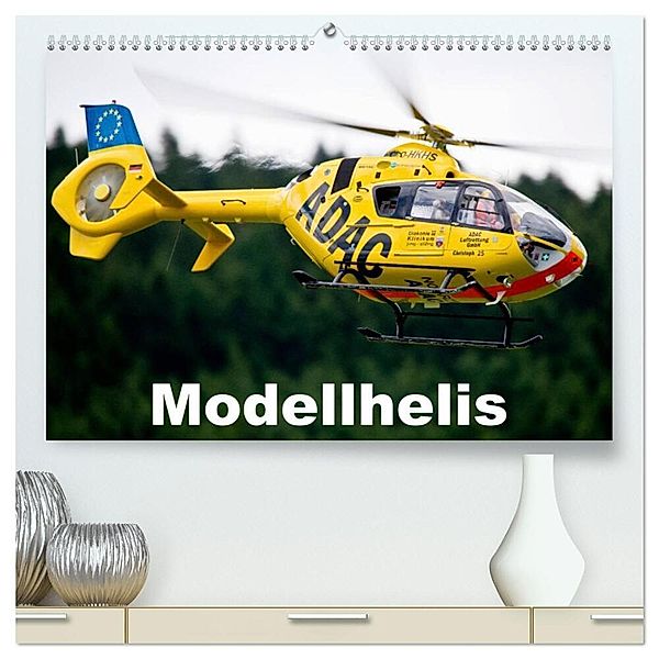 Modellhelis (hochwertiger Premium Wandkalender 2024 DIN A2 quer), Kunstdruck in Hochglanz, Bernd Selig