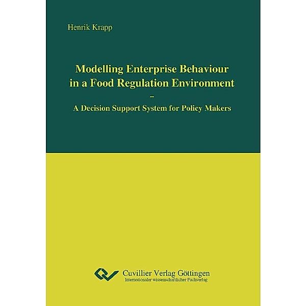 Modelling Enterprise Behaviour in a Food Regulation Environment