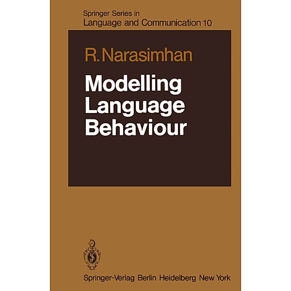 Modelling Language Behaviour, R. Narasimhan