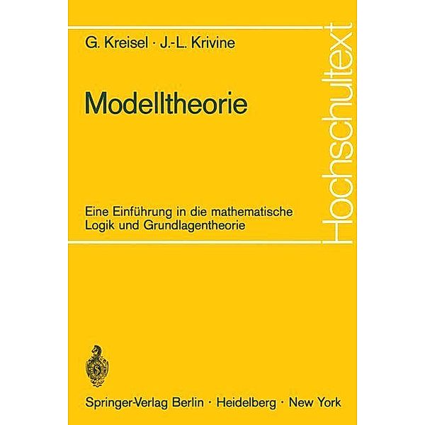 Modelltheorie, Georg Kreisel, Jean-Louis Krivine