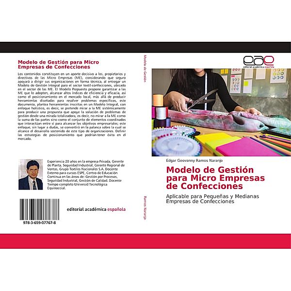 Modelo de Gestión para Micro Empresas de Confecciones, Edgar Geovanny Ramos Naranjo