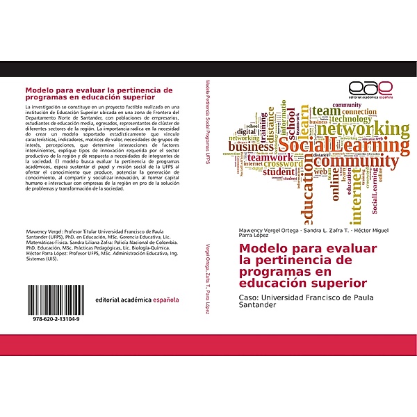 Modelo para evaluar la pertinencia de programas en educación superior, Mawency Vergel Ortega, Sandra L. Zafra T., Héctor Miguel Parra López