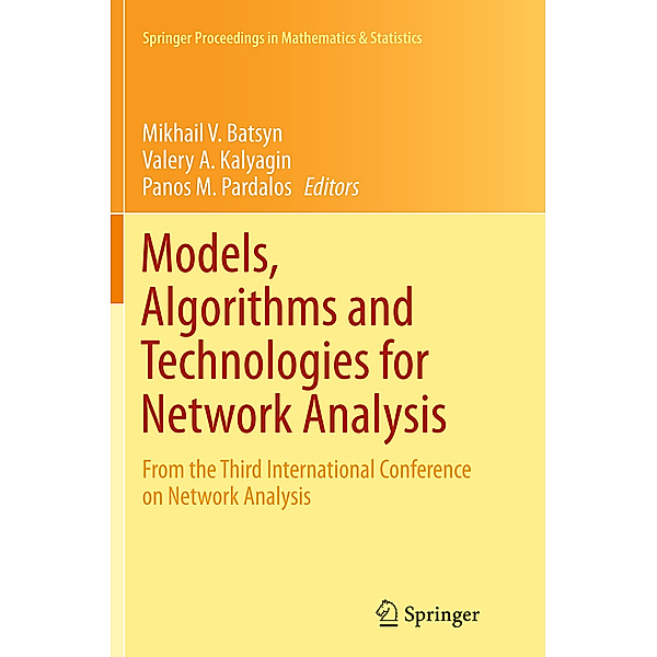Models, Algorithms and Technologies for Network Analysis
