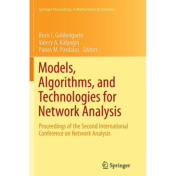 Models, Algorithms, and Technologies for Network Analysis