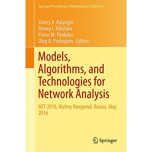 Models, Algorithms, and Technologies for Network Analysis