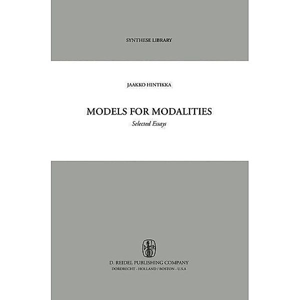 Models for Modalities / Synthese Library Bd.23, Jaakko Hintikka