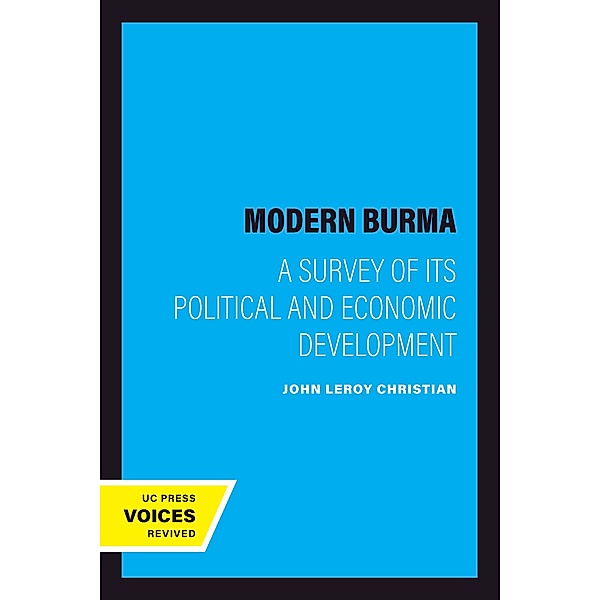 Modern Burma, John LeRoy Christian