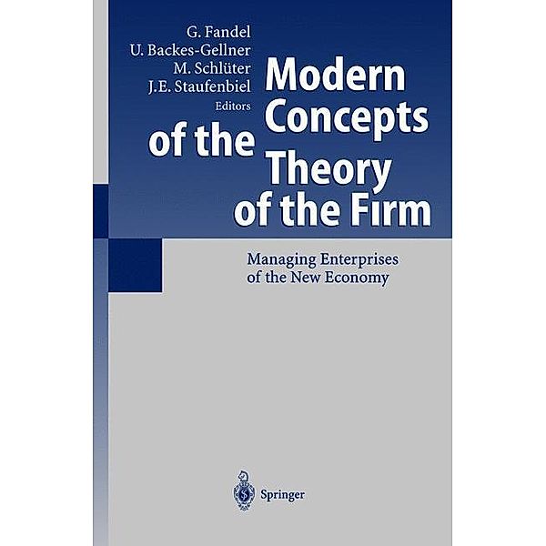 Modern Concepts of the Theory of the Firm