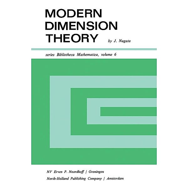 Modern Dimension Theory, Jun-Iti Nagata