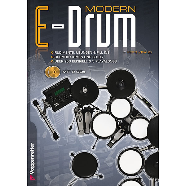 MODERN E-DRUM, m. 1 Audio-CD, Herb Kraus