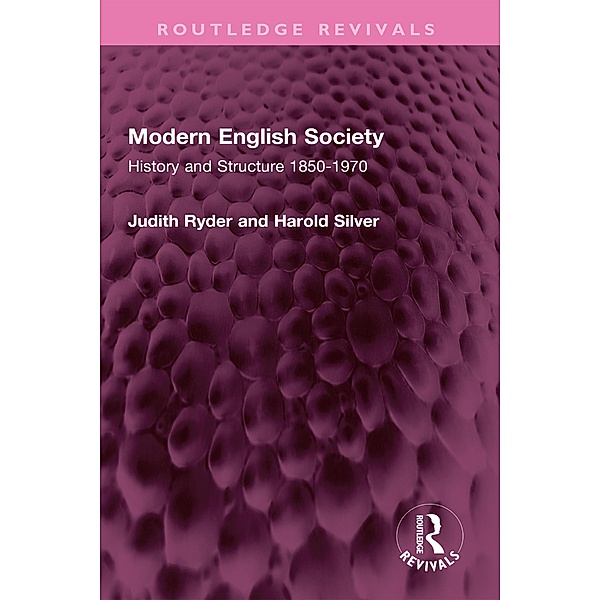 Modern English Society, Judith Ryder, Harold Silver