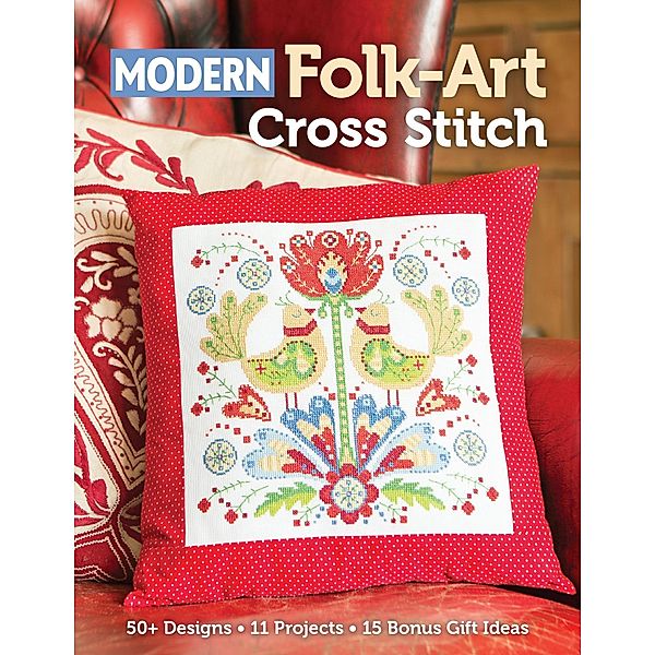 Modern Folk-Art Cross Stitch, Immediate Media