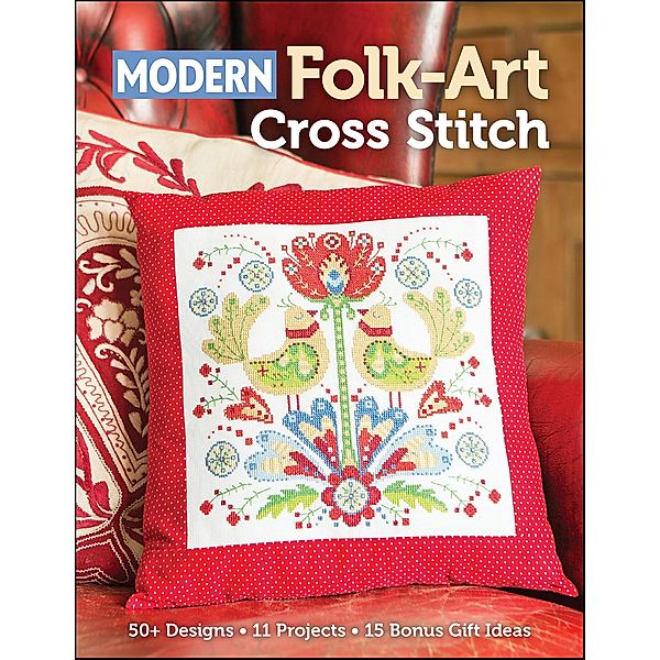 Modern Folk-Art Cross Stitch, Immediate Media