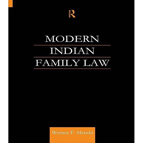 Modern Indian Family Law, Werner Menski