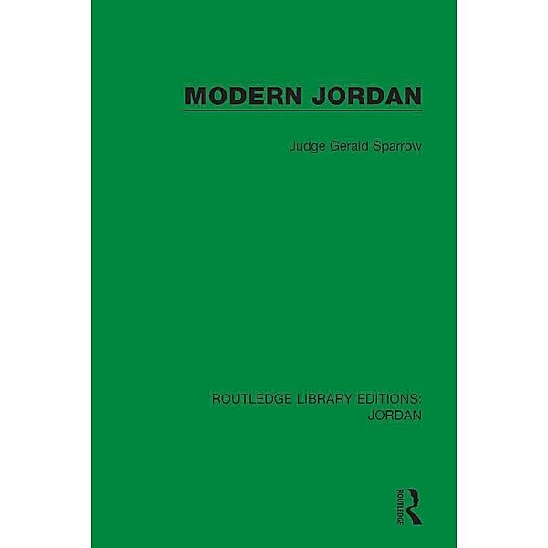 Modern Jordan, Judge Gerald Sparrow