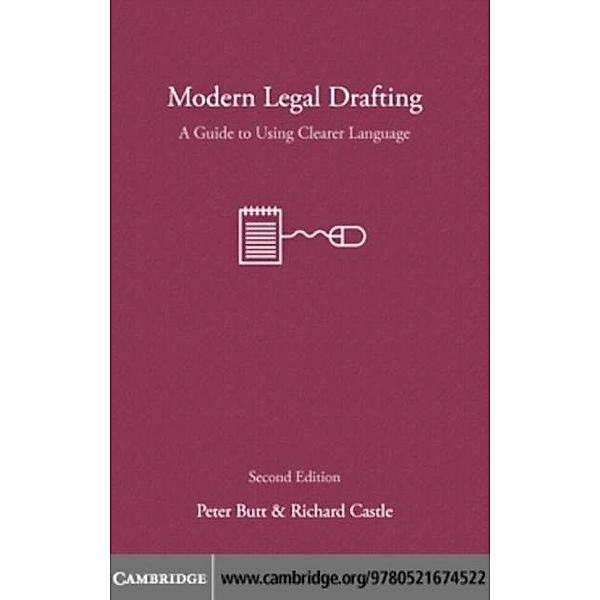 Modern Legal Drafting, Peter Butt