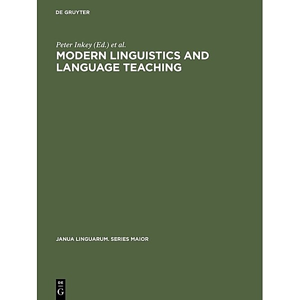 Modern Linguistics and Language Teaching
