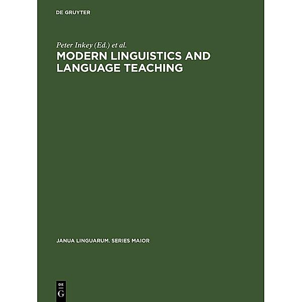 Modern Linguistics and Language Teaching / Janua Linguarum. Series Maior Bd.87