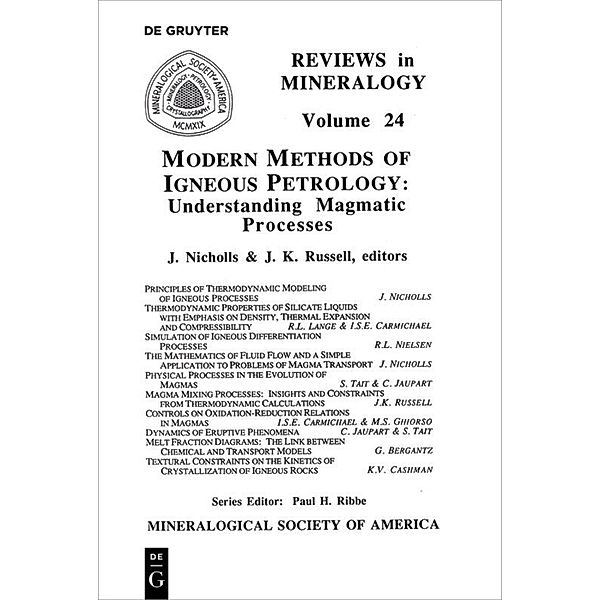 Modern Methods of Igneous Petrology