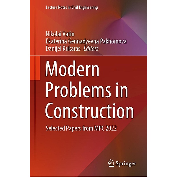 Modern Problems in Construction / Lecture Notes in Civil Engineering Bd.372