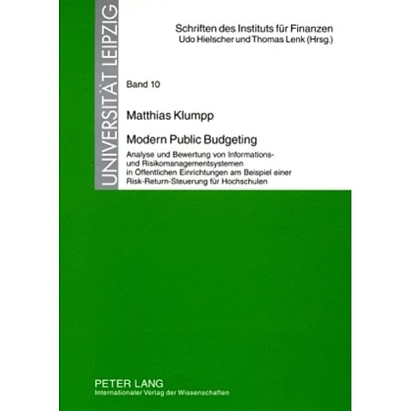 Modern Public Budgeting, Matthias Klumpp