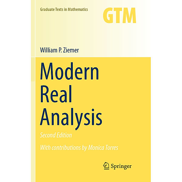 Modern Real Analysis, William P. Ziemer