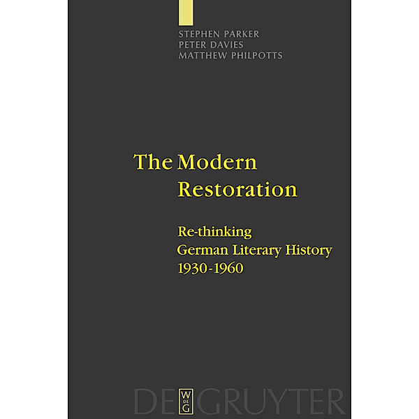Modern Restoration, Stephen Parker, Peter Davies, Matthew Philpotts
